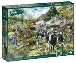 Puzzle 1000 el. FALCON Kolejny dzień na farmie