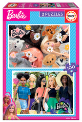 Puzzle 2 x 100 el. Barbie