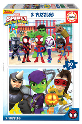 Puzzle 2 x 20 el. Spidey i Super-Kumple