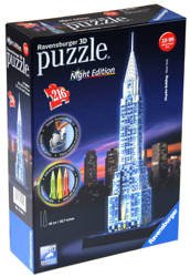 Puzzle 3D - Budynek Chryslera (Night Edition)